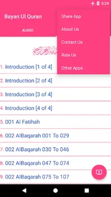 Bayan Ul Quran android App screenshot 0